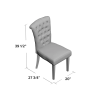CHARLOTTE KD DINING CHAIR