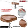 Drum Throne Padded Guitar Stool Height Adjustable Ergonomic Music Chair For Adults And Kids w Anti Slip Rubber Feet - DS CH BR SDL
