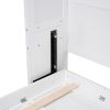Queen Size Murphy Bed Wall Bed,White