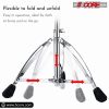 Drum Throne Padded Guitar Stool Height Adjustable Ergonomic Music Chair For Adults And Kids w Anti Slip Rubber Feet - DS CH BR SDL
