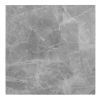 Camila - Square Gray Marble Top Table - Dark Gray