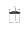 Miro - Side Table - Black / Silver