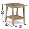 Milani - 3 Piece Table Set - Light Brown