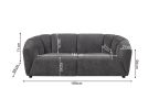 Liyasi Living room sofa set with luxury Boucle fabric , 3 seater