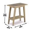 Milani - Chairside End Table - Light Brown