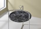 Miro - Side Table - Black / Silver