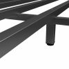 Metal Twin over Full Bunk Bed/ Heavy-duty Sturdy Metal/ Noise Reduced/ Safety Guardrail/ CPC Certified/ No Box Spring Needed,Black