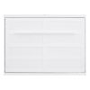 Queen Size Murphy Bed Wall Bed,White