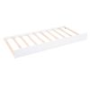 Twin XL Wood Daybed with 2 Trundles, 3 Storage Cubbies, 1 Light for Free and USB Charging Design, White