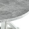 Canova - Round Marble Top Table - Gray