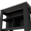 Brooklyn Kitchen Island, Three Concealed Shelves